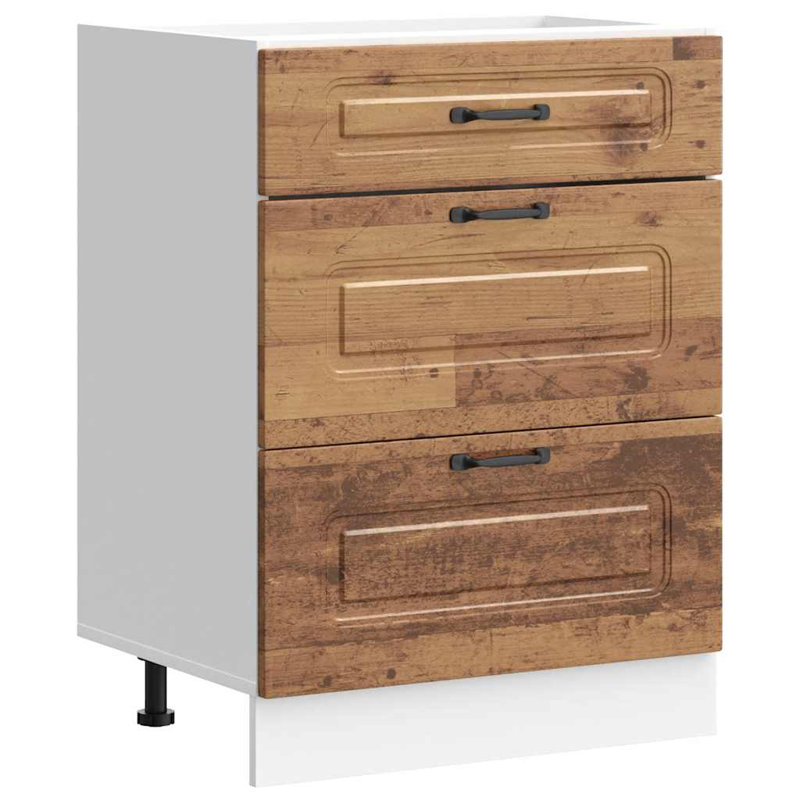 Badriya Standard Base Cabinet, Old Wood