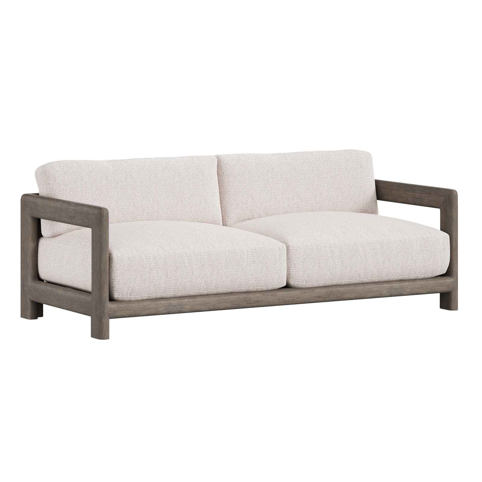 Montaigne 84" Teak Patio Loveseat