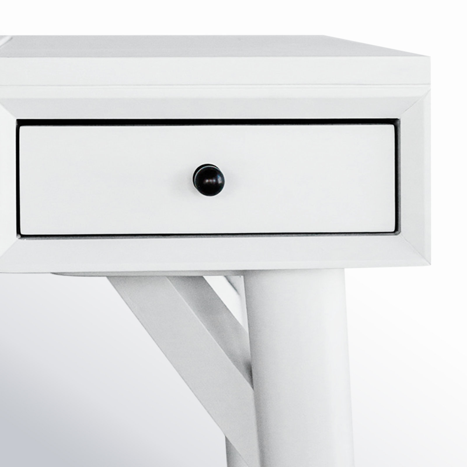 Williams Vanity with Mirror, White
