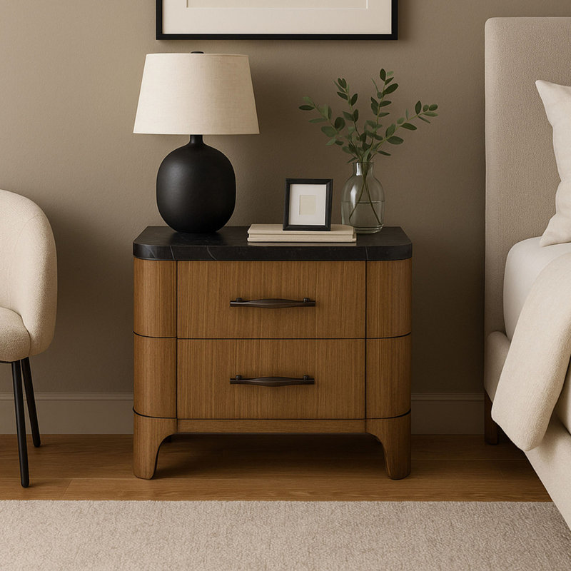 Modern Transitional  Nightstand