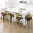 Upholstered Cane Back Counter & Bar Stool With Armrest-2118081898-2118081889