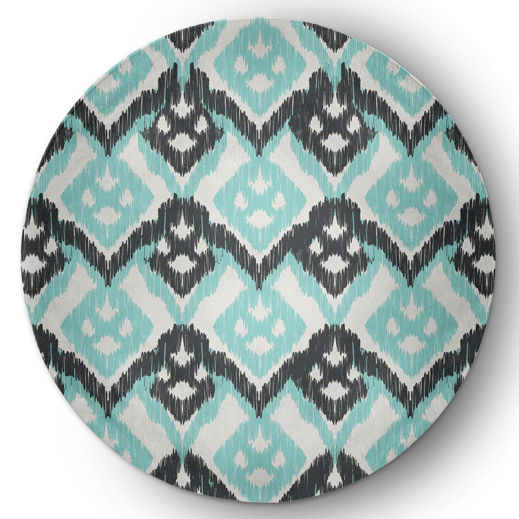 Chenille Ikat Indoor Rug