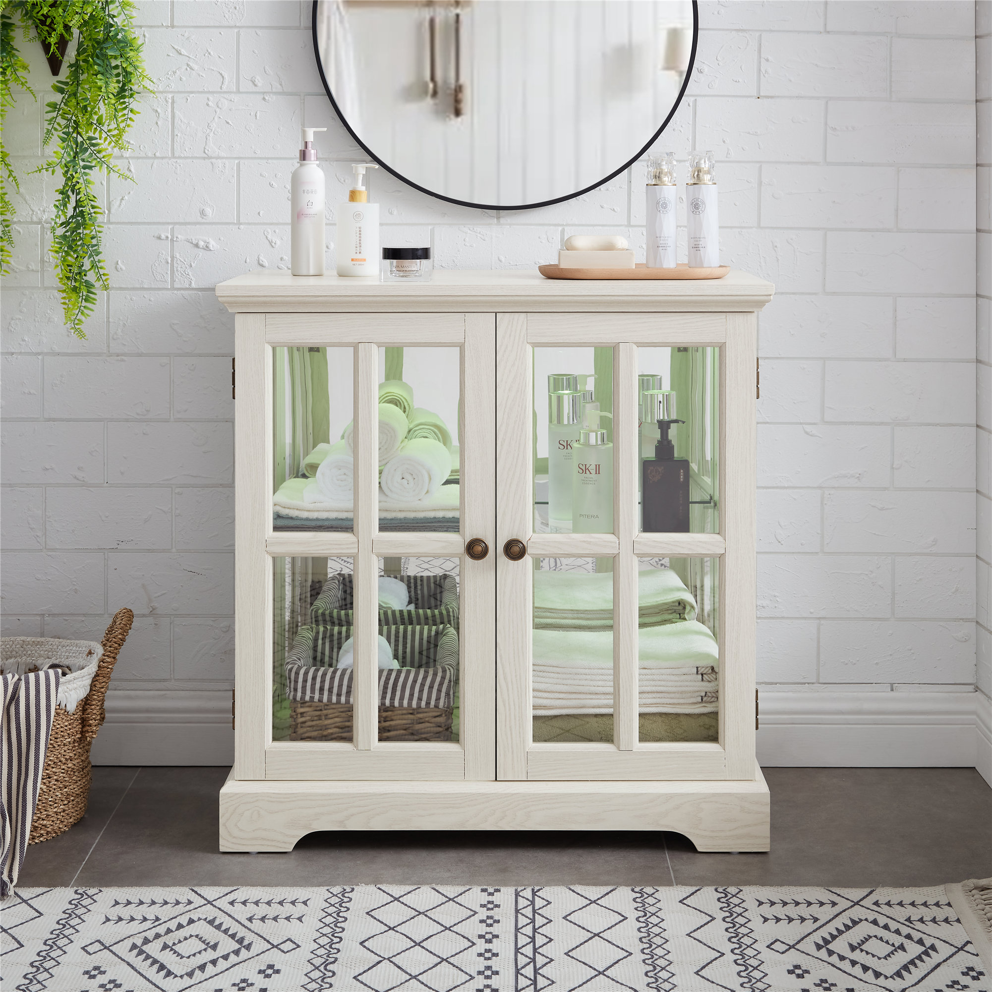 Lark Manor™ LED Accent Cabinet, Storage Cabinet, Display Cabinet With ...