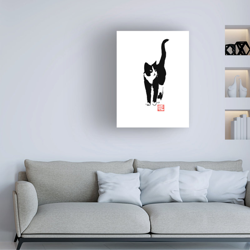 Art sur toile Pechane, H 19 po x l 14 po x P 2 po