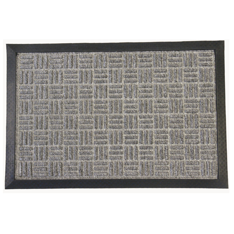 West Tisbury Non-Slip Indoor Doormat, Gray