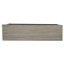 Ensemble de table de salle à manger à hauteur de comptoir pour 4, table rectangulaire en panneau de fibres à densité moyenne de 60,2 pouces avec 3 tabourets, structure en métal, gris classique