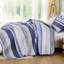 Ensemble de couvre-lit rayé 3 pièces Boho-124565418-124565416