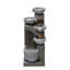 Outdoor Fountain with Lights