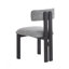 Ensemble de salle à manger 3 pièces avec chaises rembourrées et table ronde, élégance moderne pour des repas confortables et élégants