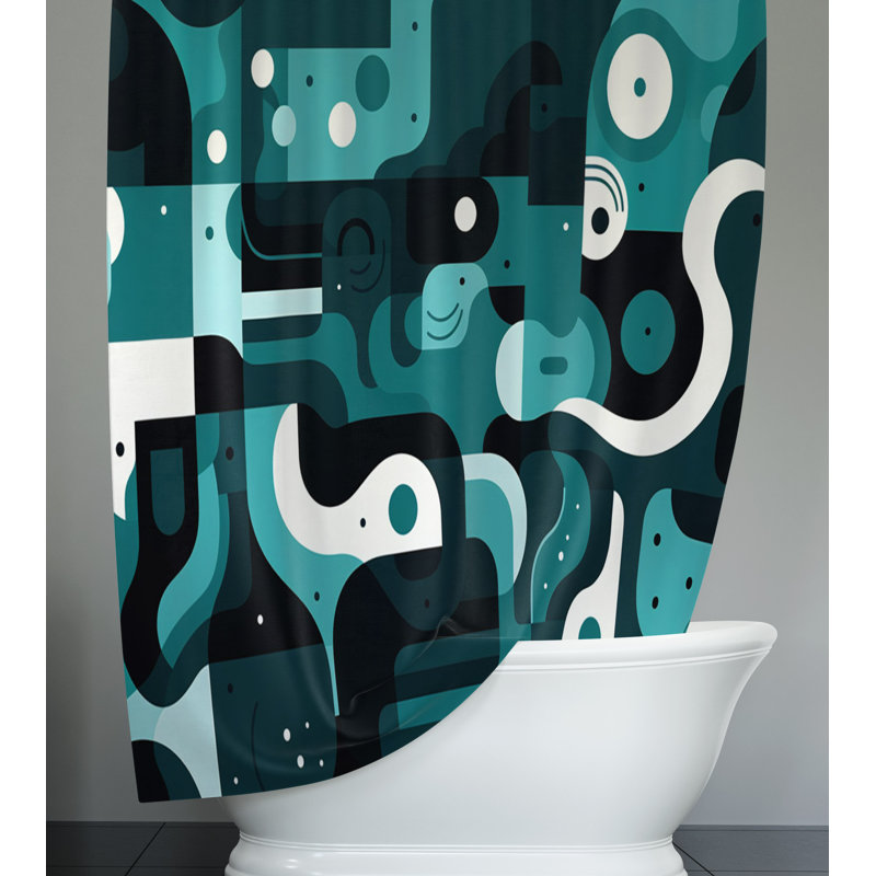 Rideau de douche Carnaby, H 72 po x l 70 po