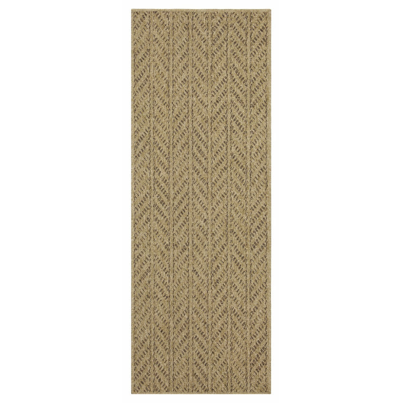 Accent Rug, Polypropylene Area Rug For Living Room, Patio, Deck, Runner 2'7" x 7'3"