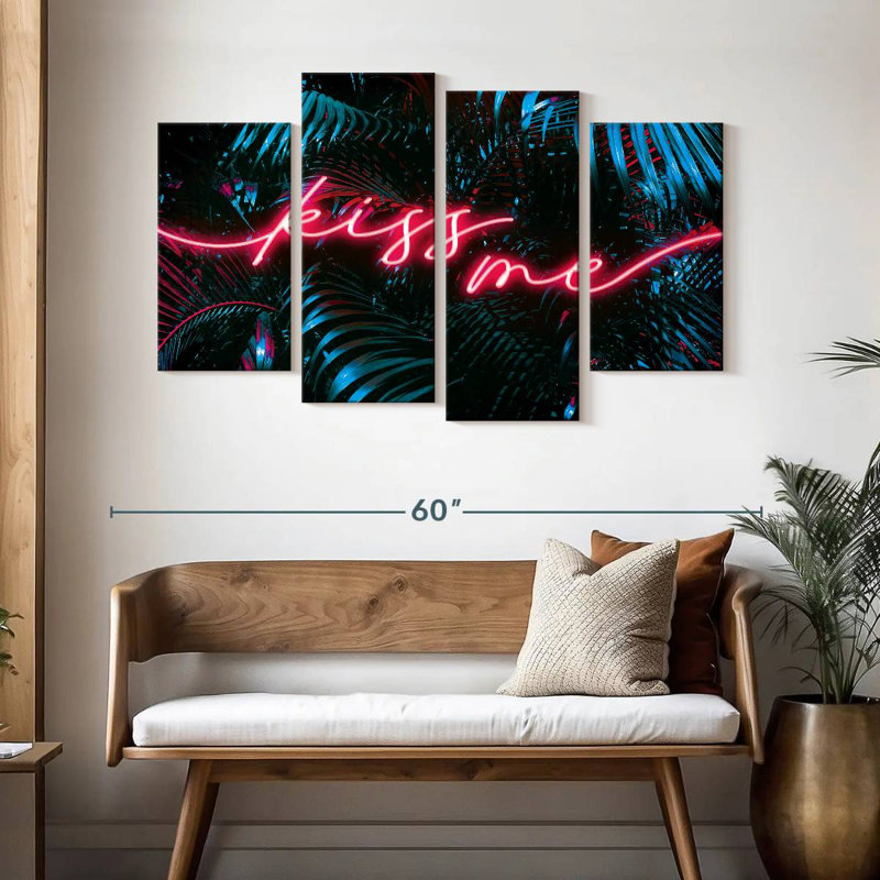 Tergel Kiss Me Neon, H 32 po x l 52 po
