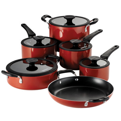 Tramontina Aluminum Non Stick 11 Pc Nesting Cookware Set