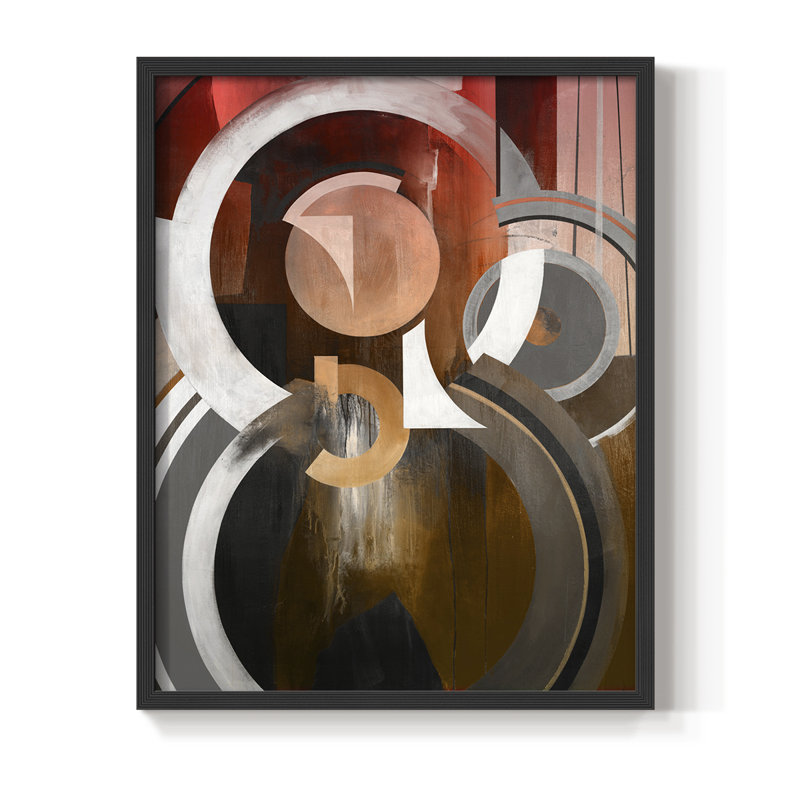 Reproduction encadrée Focal - bois massif, Noir, H 20 po x l 16 po