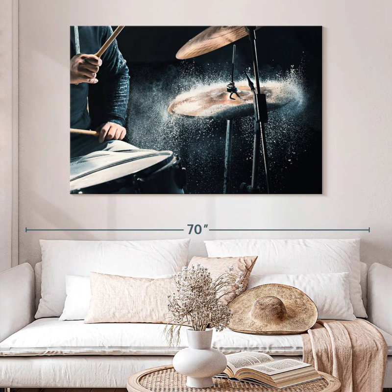 Abarca Drum Rehearsal, 34" H x 51" W