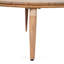 Table basse d'extérieur rustique en bois d'acacia