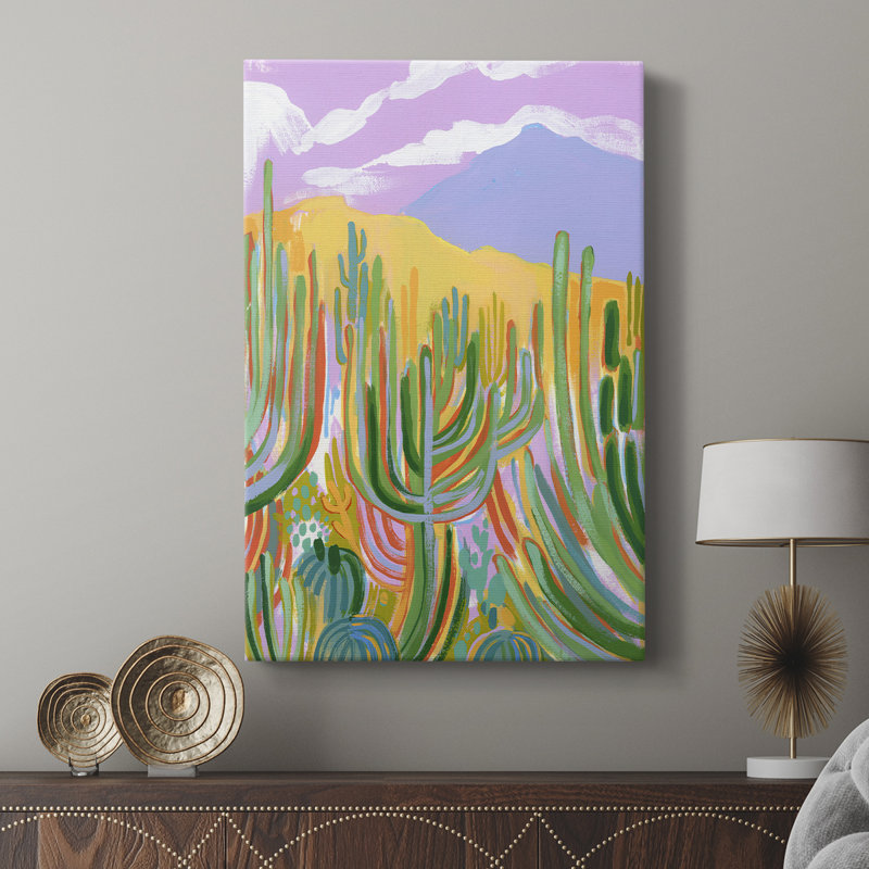 Lavande désert I - galerie sur mesure, H 27 po x l 18 po