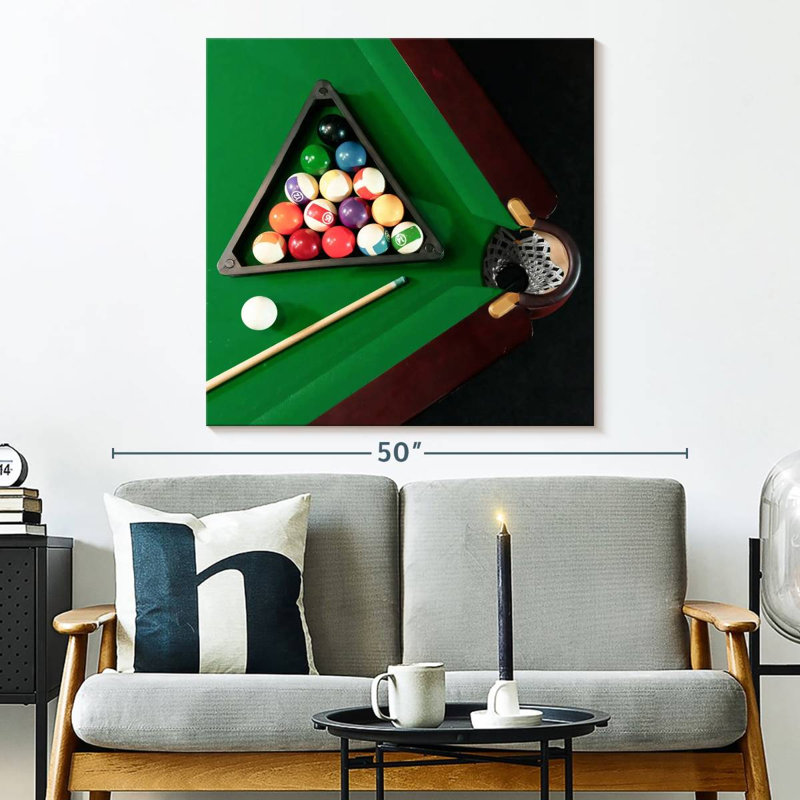 Ensemble de boules de billard Senne, H 33 po x l 33 po