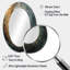 Miroir mural moderne bronze vortex-474045785