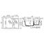 Allia™ 33" Fireclay 2 Bowl Undermount Kitchen Sink-5844923