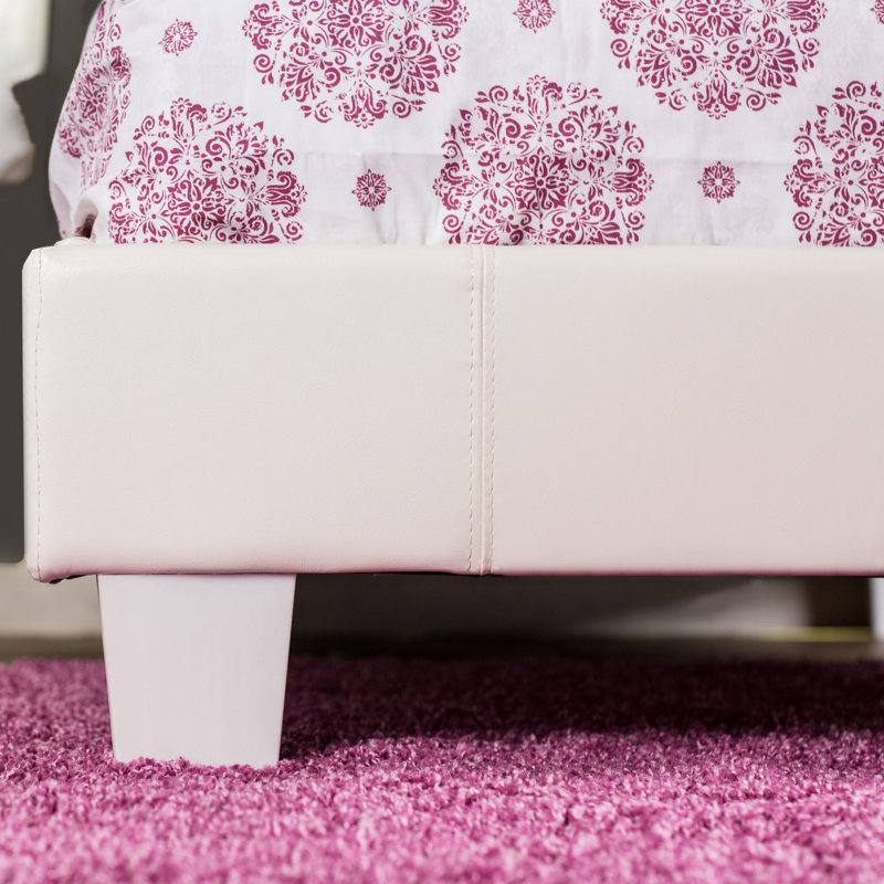 Lit plateforme Devis, Simple, Blanc