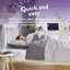 Back to Uni Embossed Waffle 10.5 Tog Duvet, 2 Medium Pillows-101089689