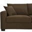 Canapé 69 pouces à deux places en tissu texturé, canapé rembourré confortable avec 2 coussins décoratifs et pieds en plastique robustes pour le salon, l’appartement, le bureau, le café-1890934676