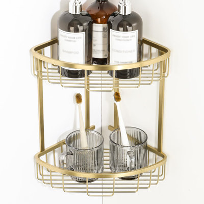 Wall Mounted Required Stainless Steel Shower Caddy