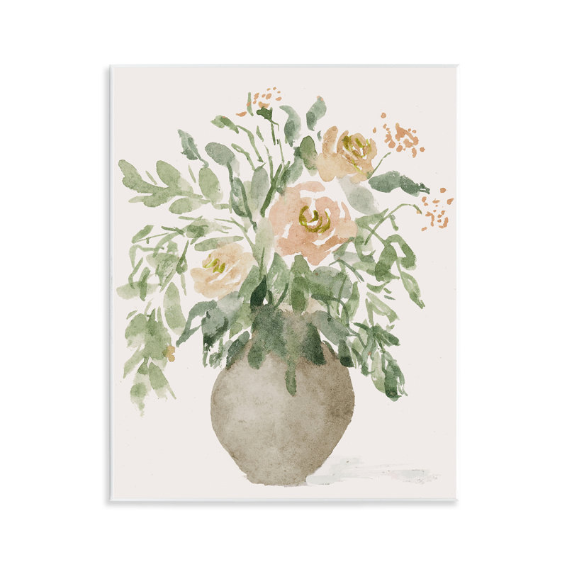 «Peach Roses Bouquet» par Lucille Price