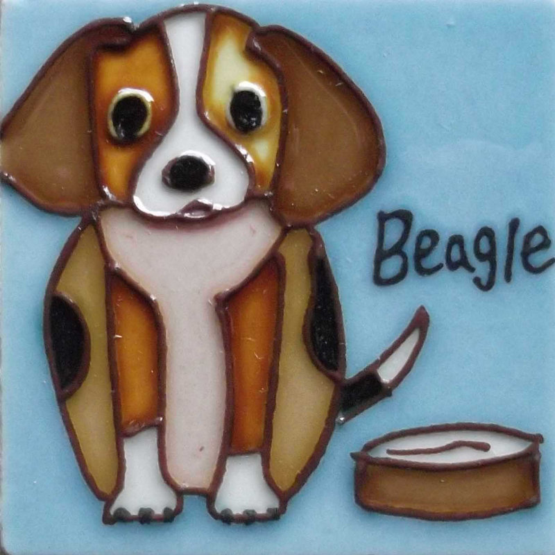 Magnet en céramique Beagle Dog