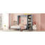 Lit escamotable double pleine grandeur avec tablettes-834471415