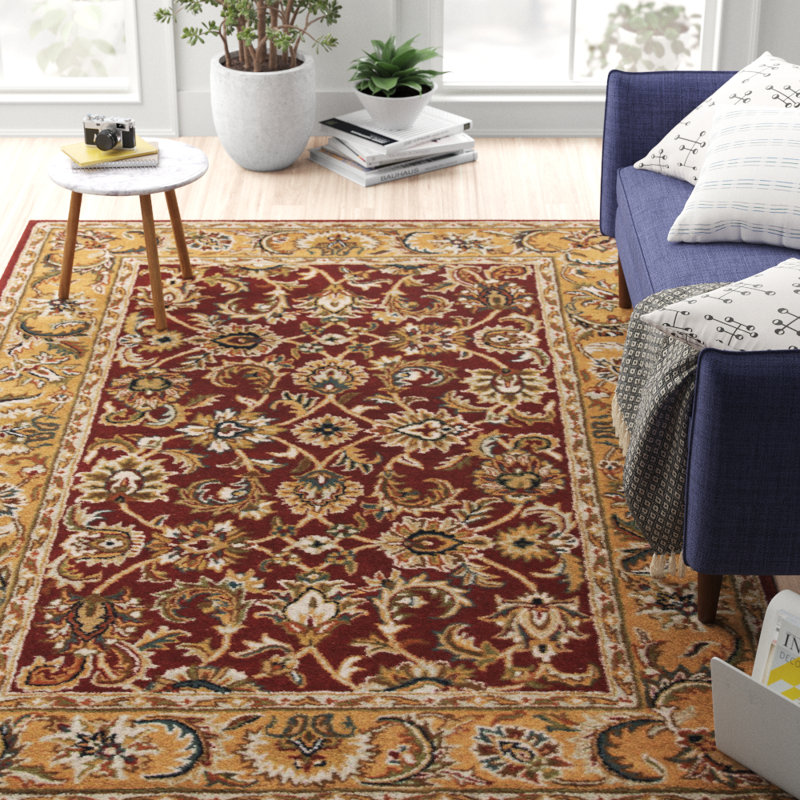 Alger Hand Tufted Wool Oriental Rug, Rectangle 6' x 9'