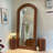 Half-circle Manufactured Wood Full Length Mirror-258229473