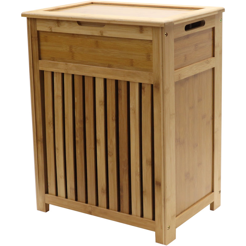 Bamboo Laundry Hamper with Handles
