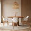 Neve Solid Wood Dining Chair-2029069280-2103048167