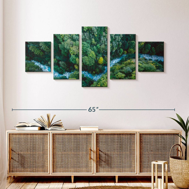 Georgia Forest River, 24" H x 55" W