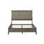 Mobilier de chambre à coucher en bois capitonné avec tête de lit capitonnée style transitionnel 1pc