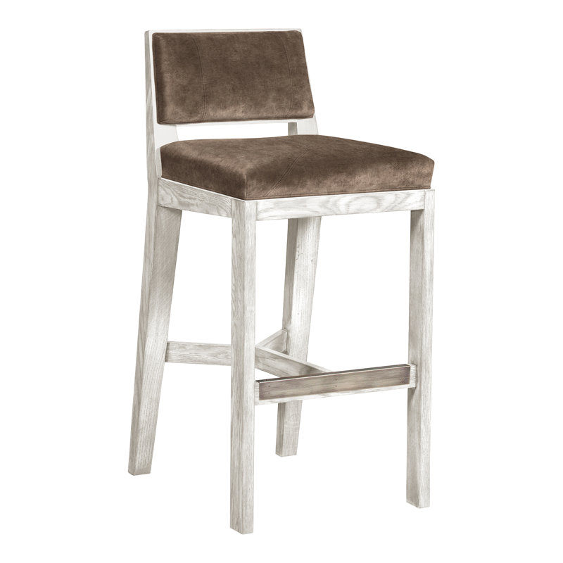 Thom Filicia 32.5'' Bar Stool, Casa Blanca, Nadia Earth