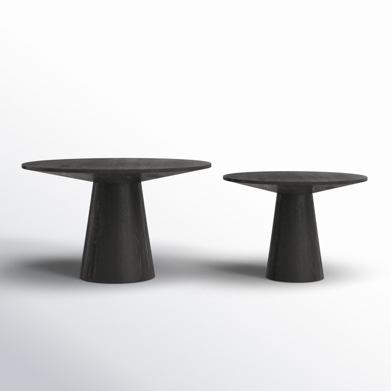 Ensemble de tables basses 2 pièces Astraea, Noir