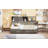 Twin Size Wooden Daybed with 3 Storage Drawers, Upper Soft Board, shelf, and a set of Sockets and USB Ports-161180617