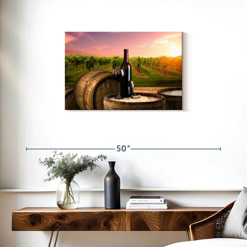 Yarlin Tuscan Wine Vineyard, H 20 po x l 30 po