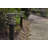 Black Stainless Steel Bollard Solar Light with EZ Anchor-658467567
