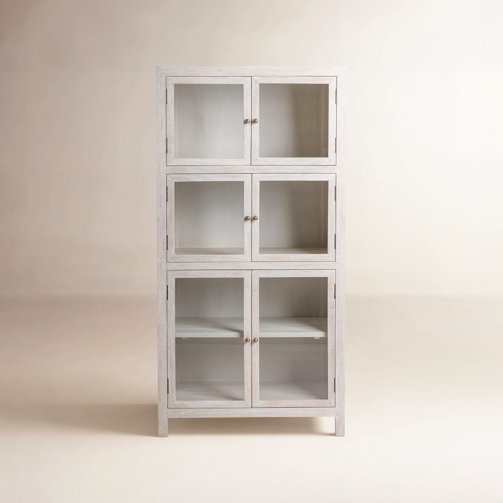 Kimble Mango Wood Display Cabinet