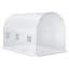 Polytunnel 400*300*200 cm PE 1 Piece Replacement Cover Green with Roll-up Door and Windows-134740247-134740244