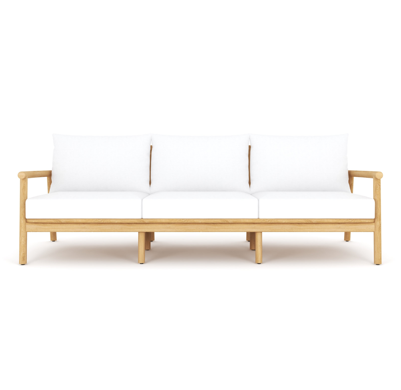 Maia 85" Patio Sofa, White