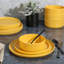 Gibson Home Canyon Crest 12-Piece Stackable Matte Melamine Dinnerware Set-72615069