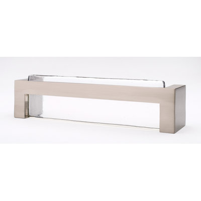 Poignée de meuble décorative en verre transparent 5 po Skyline CTC