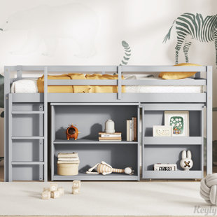 Lit mezzanine simple avec bureau
