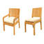 8 Seats 9 Pcs Grade-A Teak Wood Dining Set: 60" Square Rectangle Butterfly Table And 8 Maldives Arm Chairs-1170406750