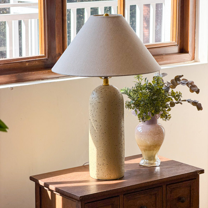 Ceramic Vase Base Table Lamp, Soil